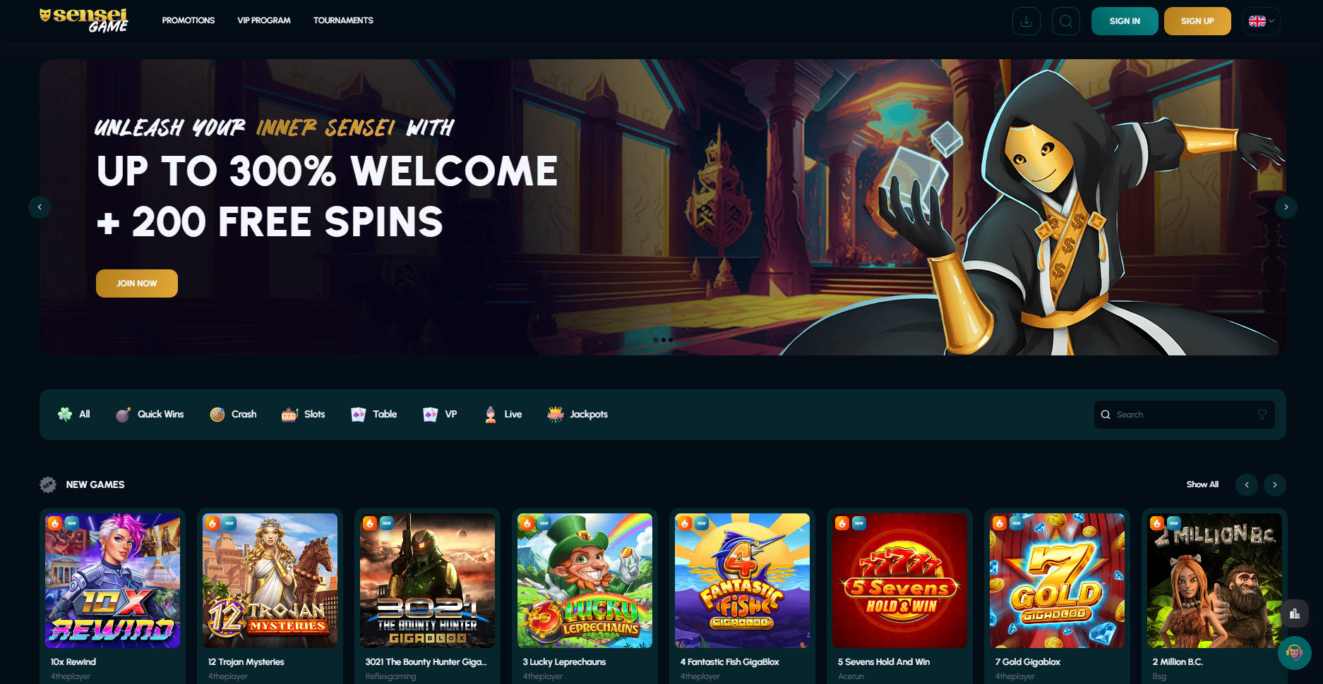 Sensei Game Casino