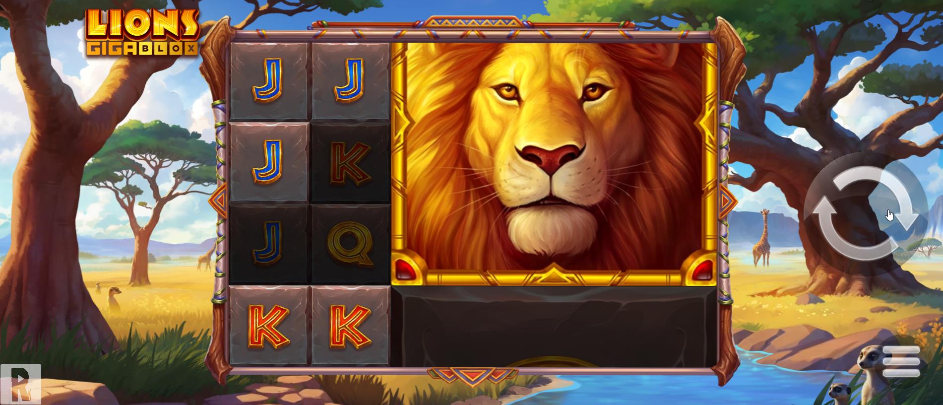 Новый слот Lions GigaBlox
