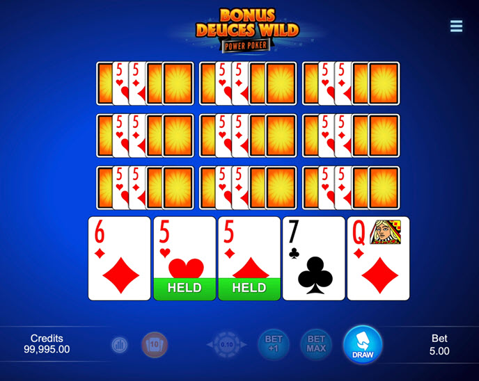 Bonus Deuces Wild - Power Poker