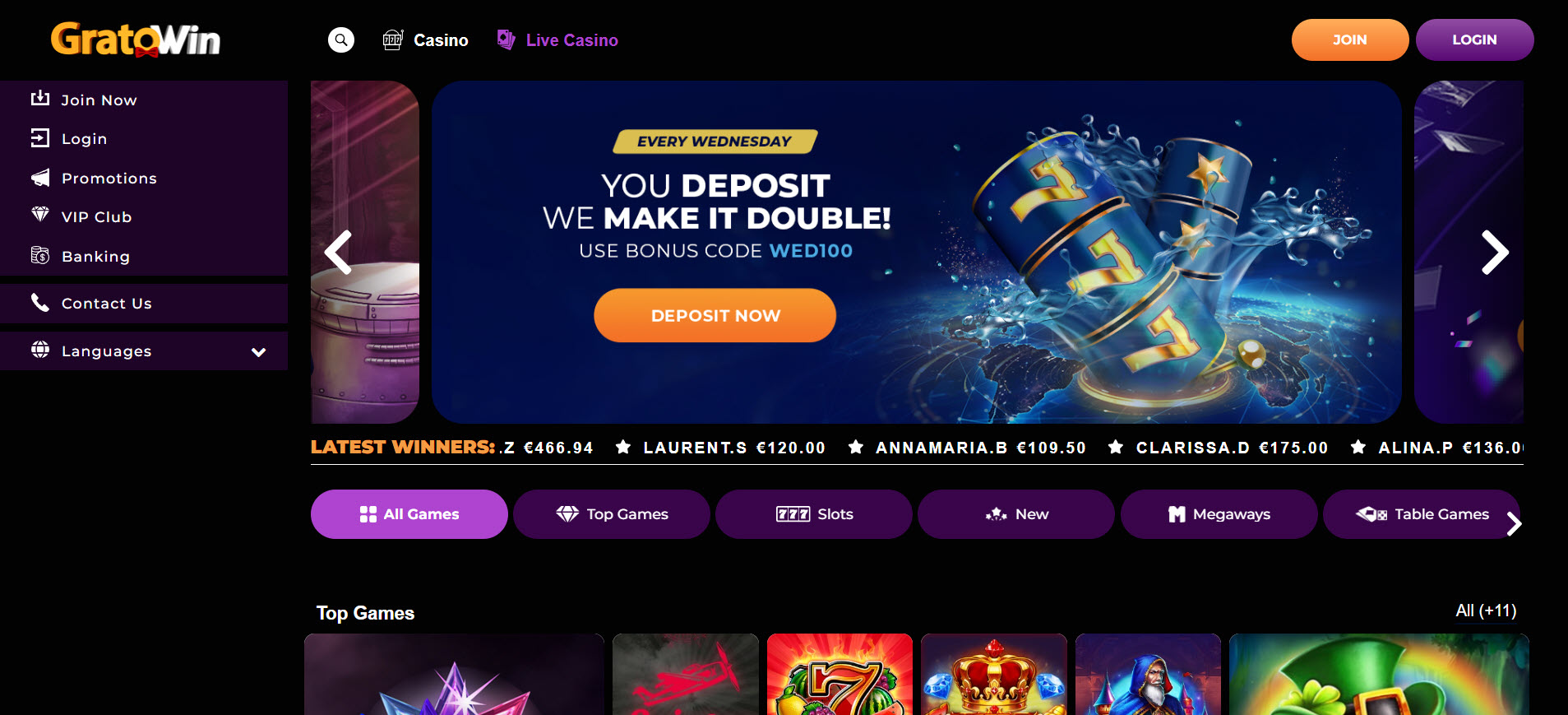 GratoWin Casino