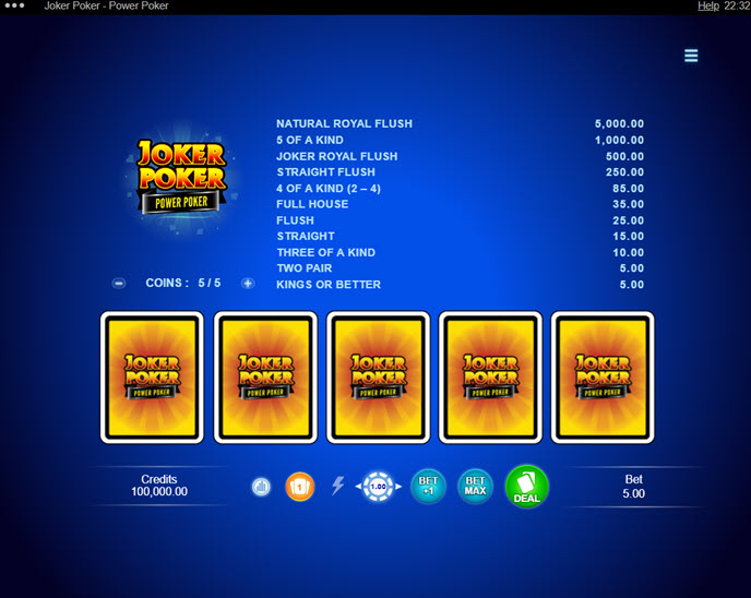 Joker Poker - Power Poker