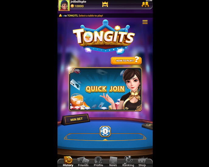 Tongits (Kingmidas)