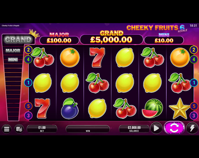Cheeky Fruits 6 Royale