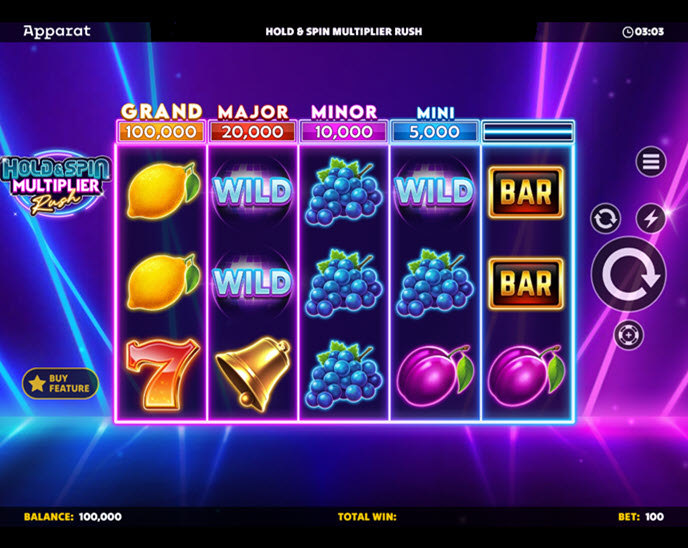 Hold & Spin Multiplier Rush