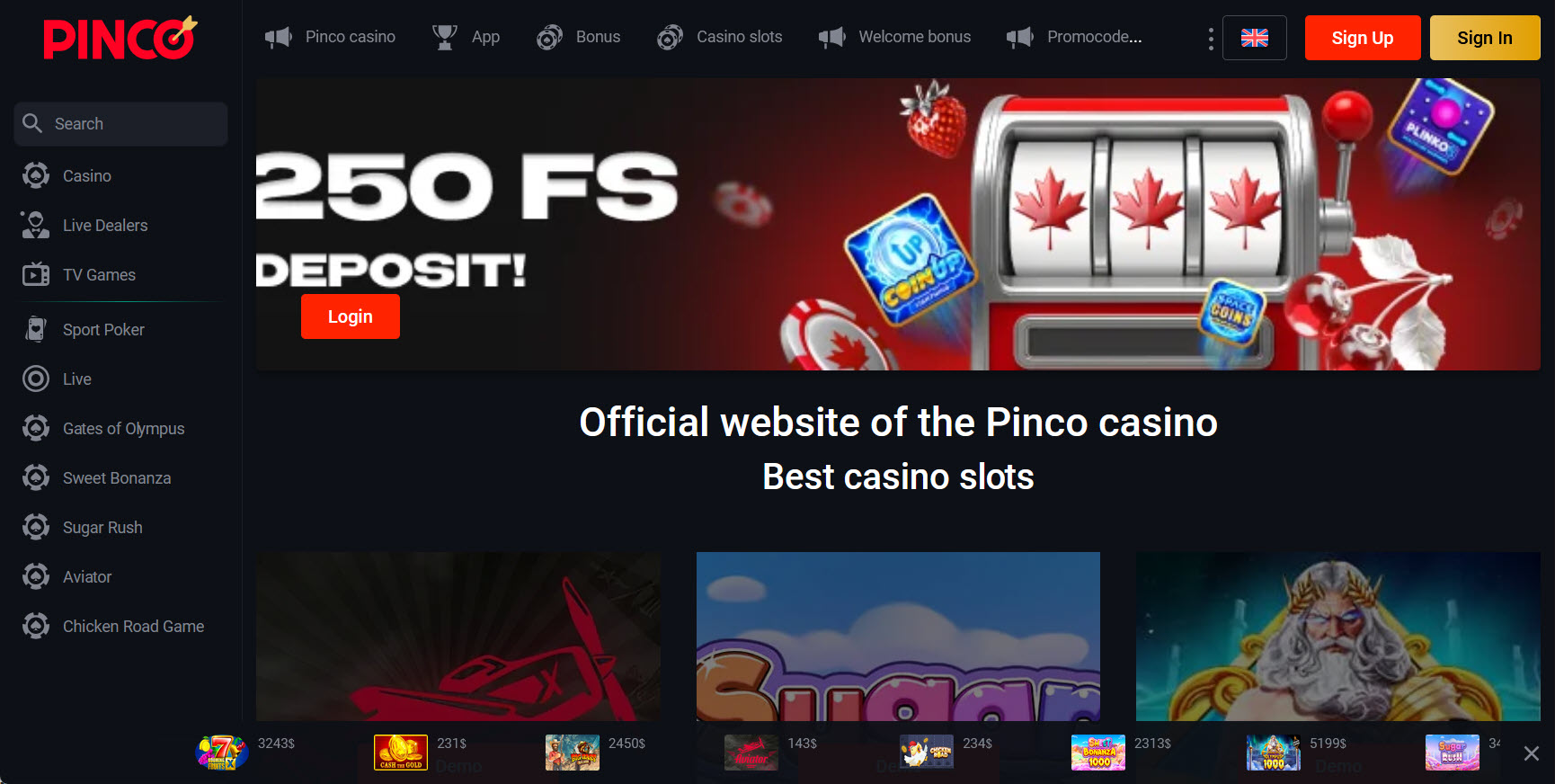 Pinco Casino