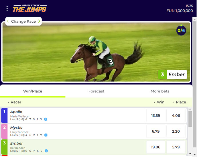 Horses Streak — The Jumps