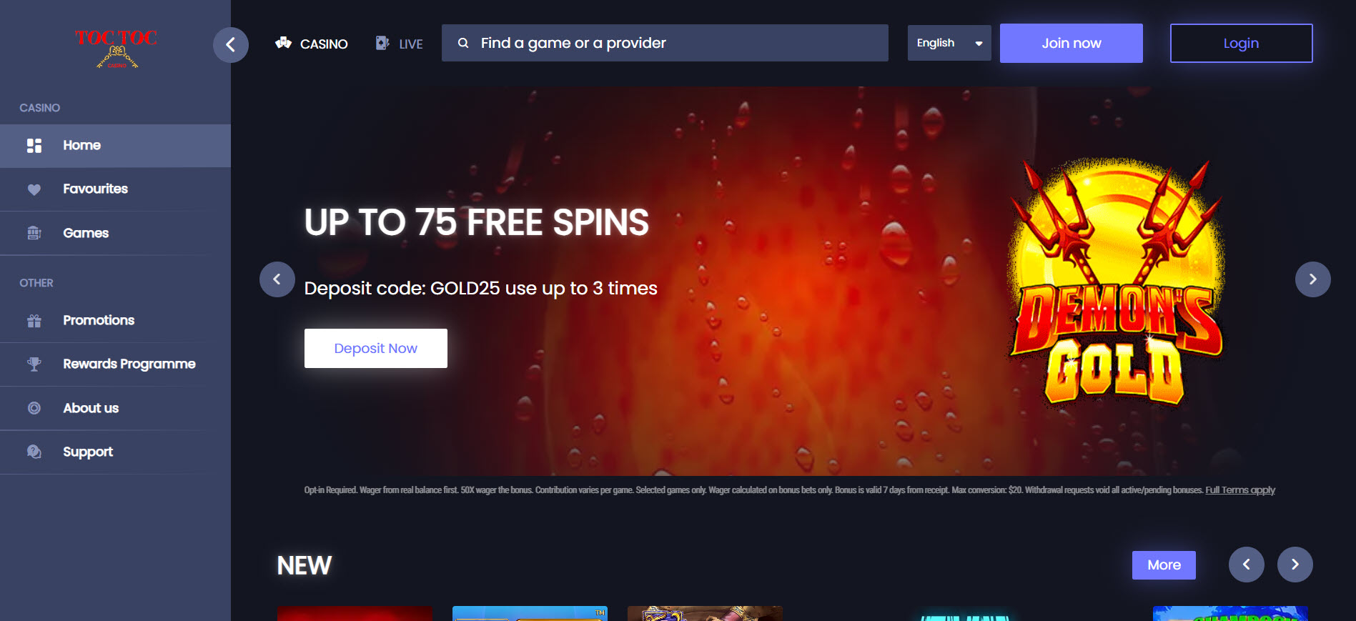 Toctoc Casino