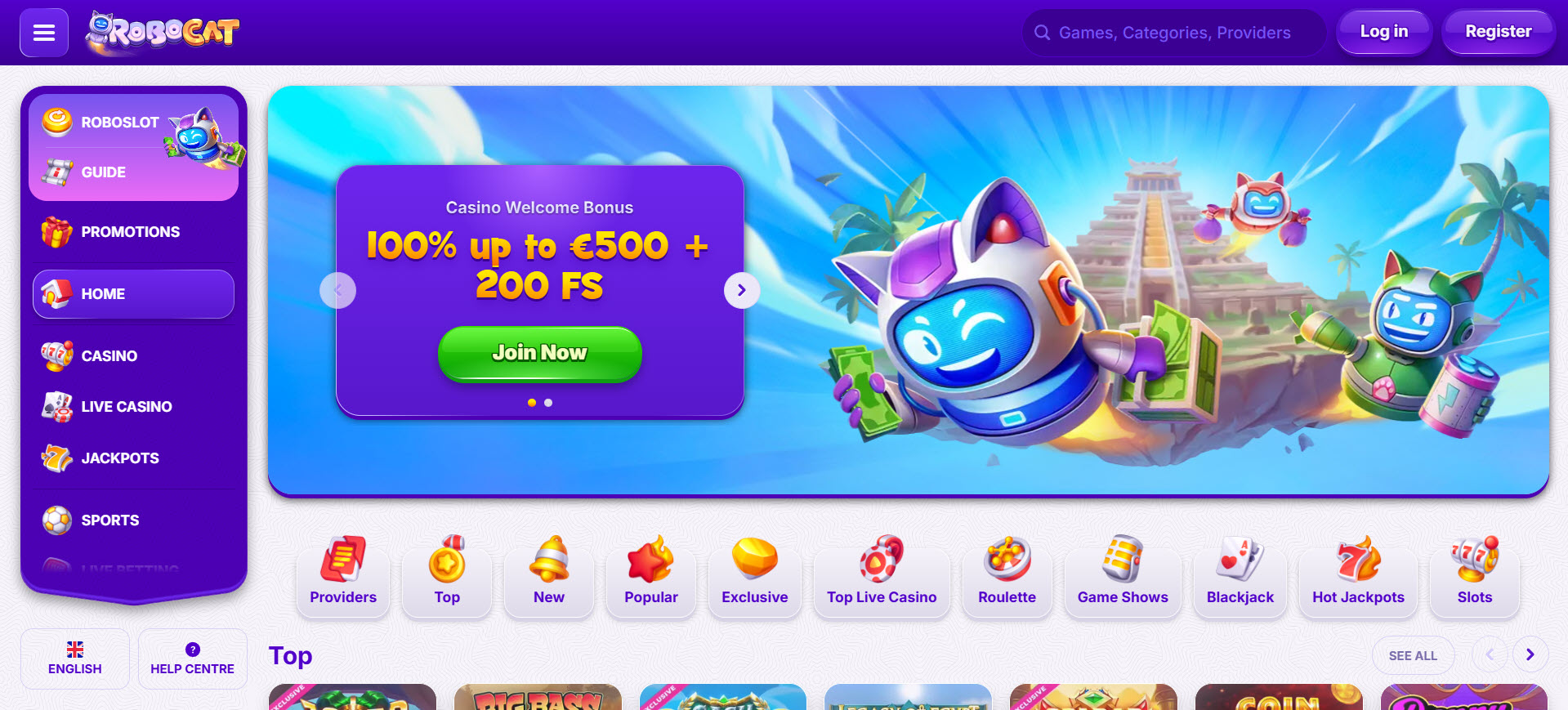 RoboCat Casino