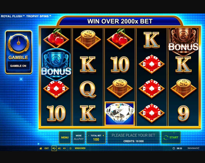 Royal Flush Trophy
