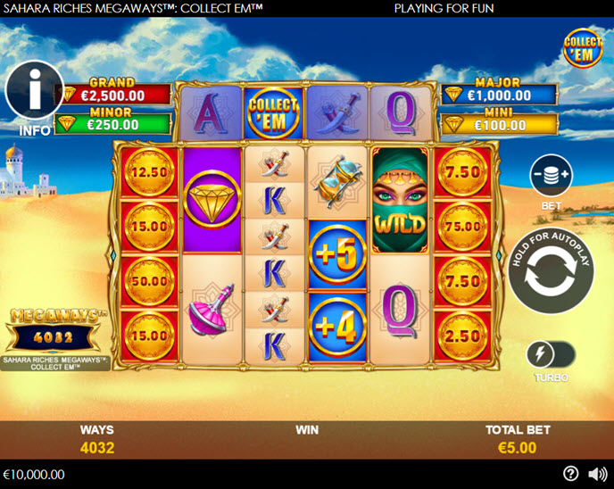 Sahara Riches Megaways Collect' Em