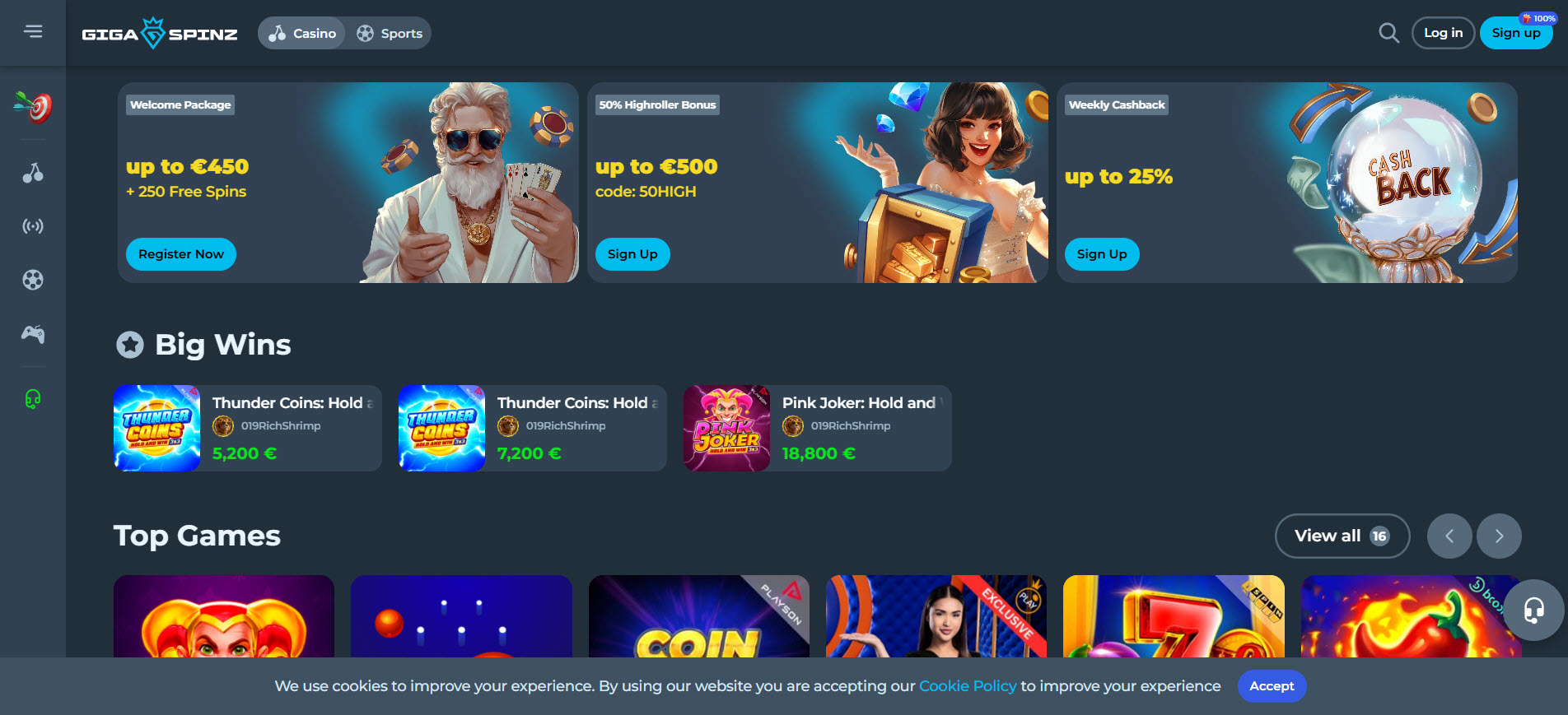 Gigaspinz Casino