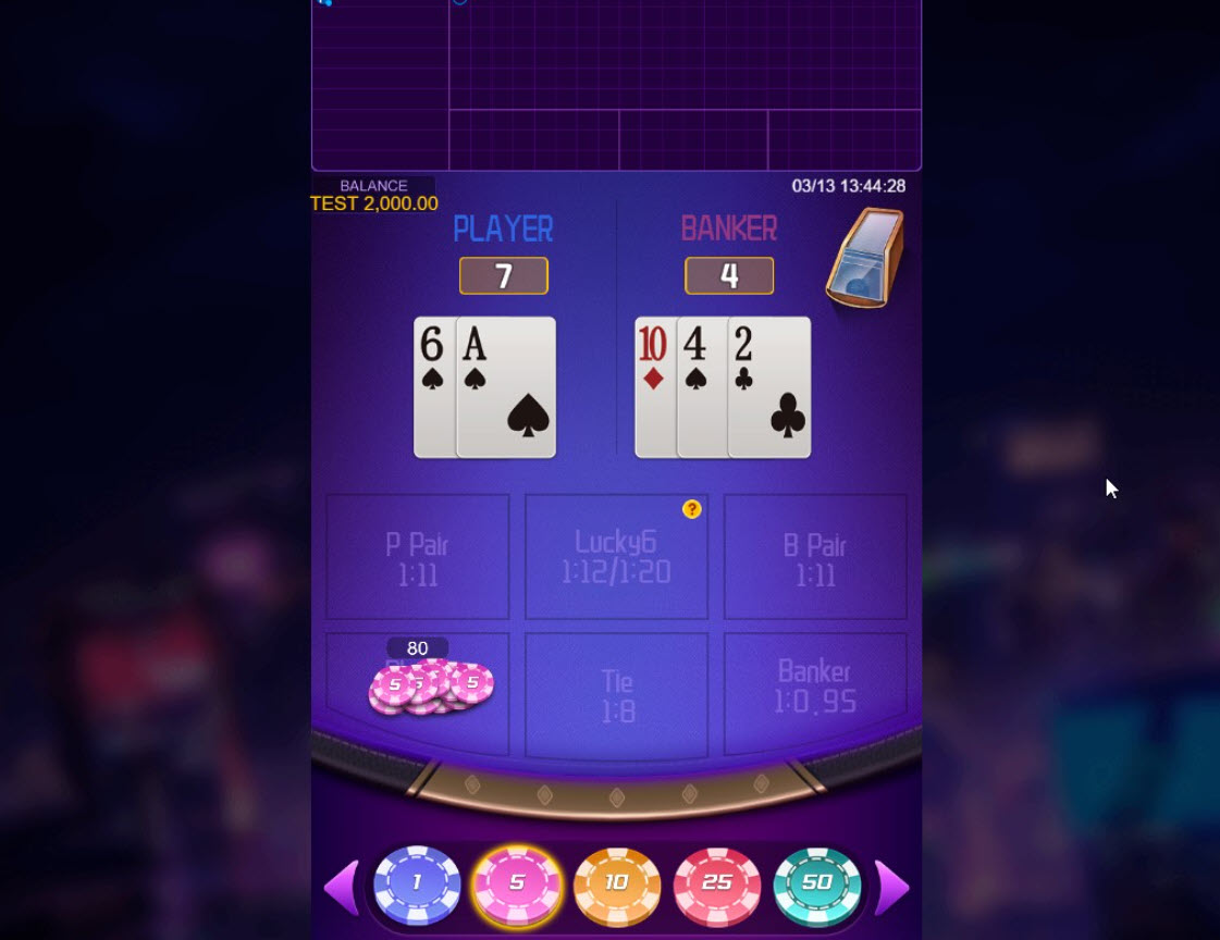 Single Baccarat