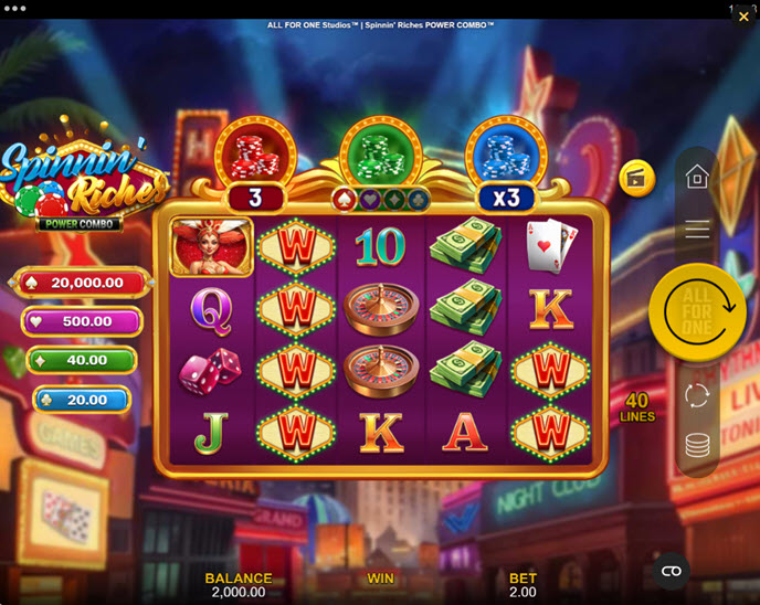 Spinnin’ Riches Power Combo