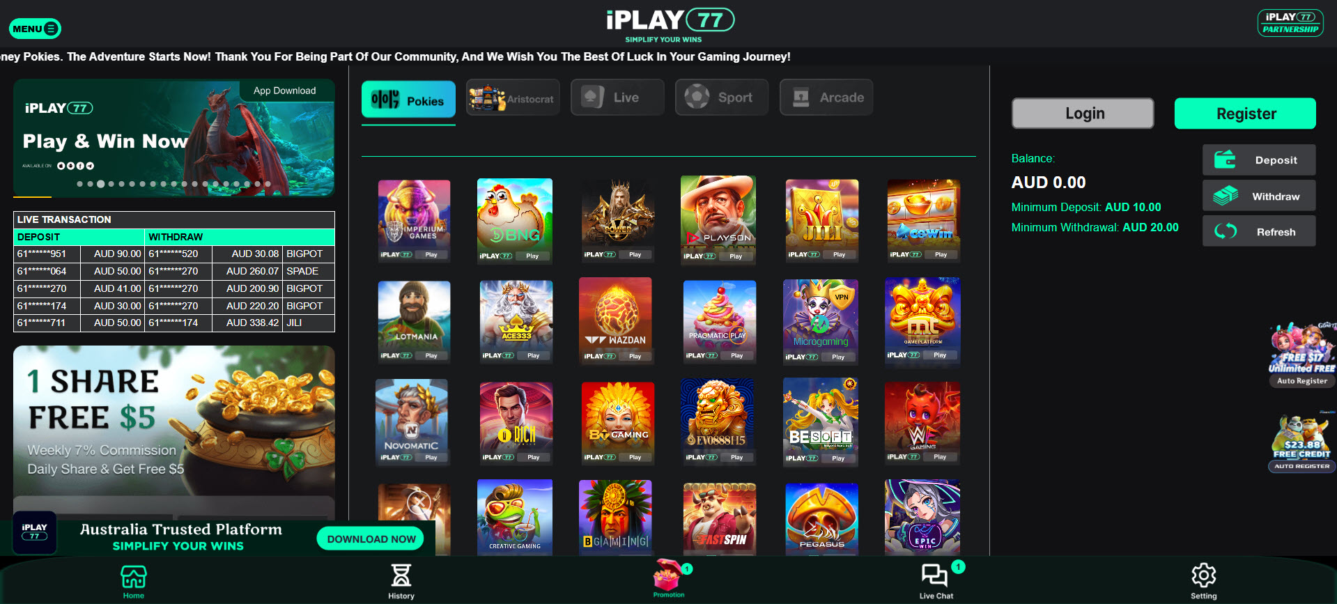 iPlay77 Casino