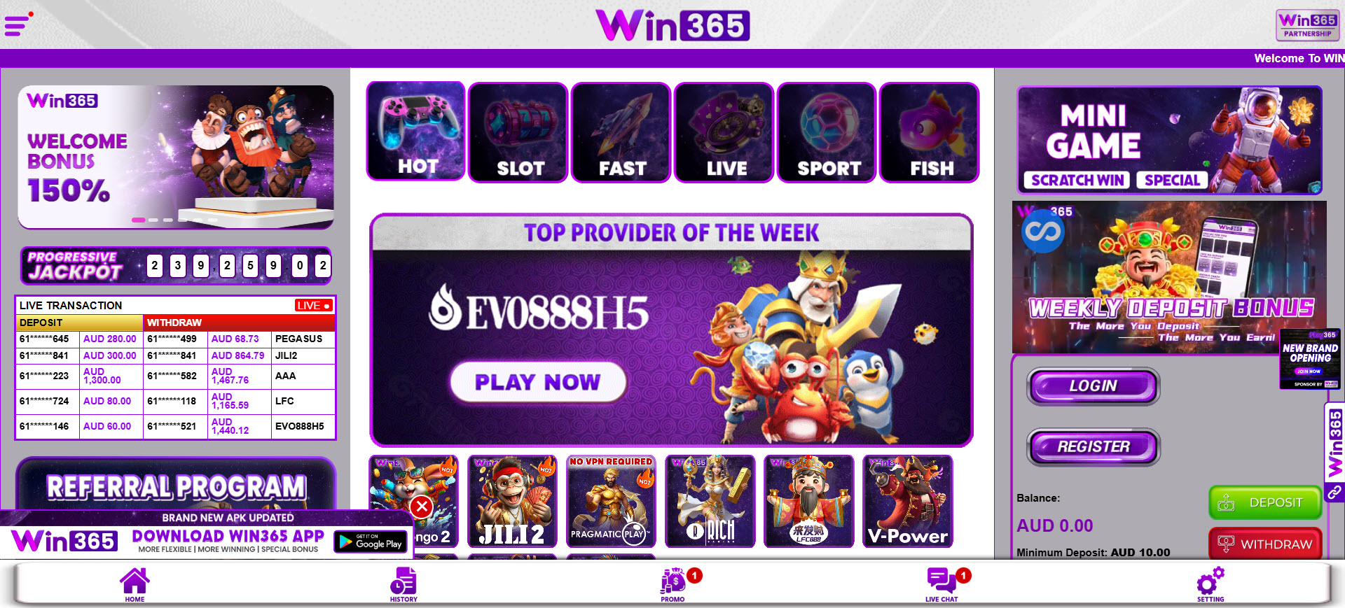 Win365 Casino