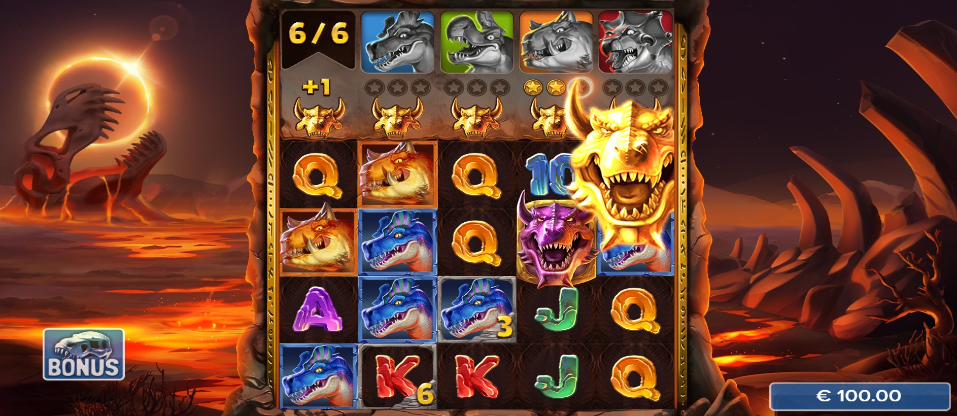 Особенности слота Rex Stampede