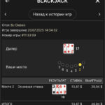Самый яркий и запоминающийся выигрыш в Blackjack.