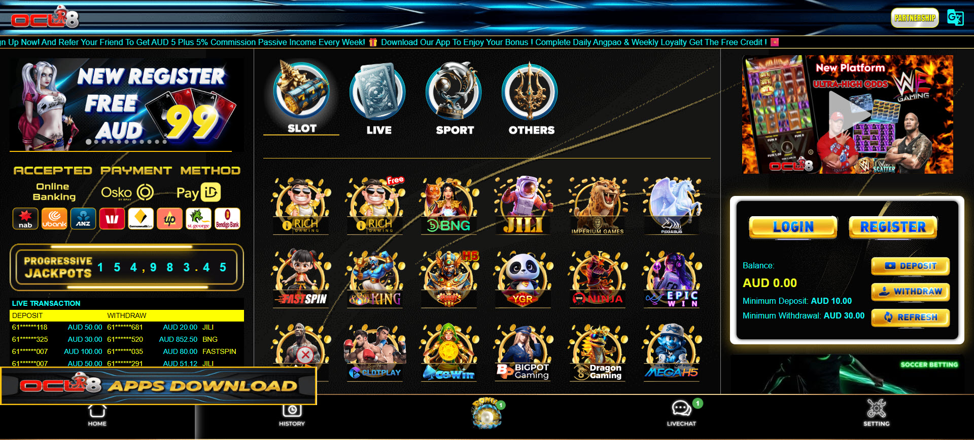 OCL8 Casino