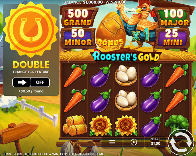 Rooster’s Gold: Hold & Win