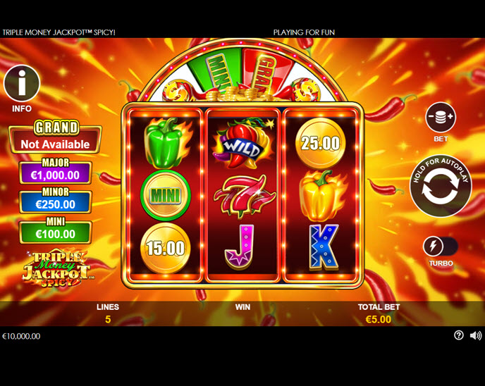 Triple Money Jackpot Spicy