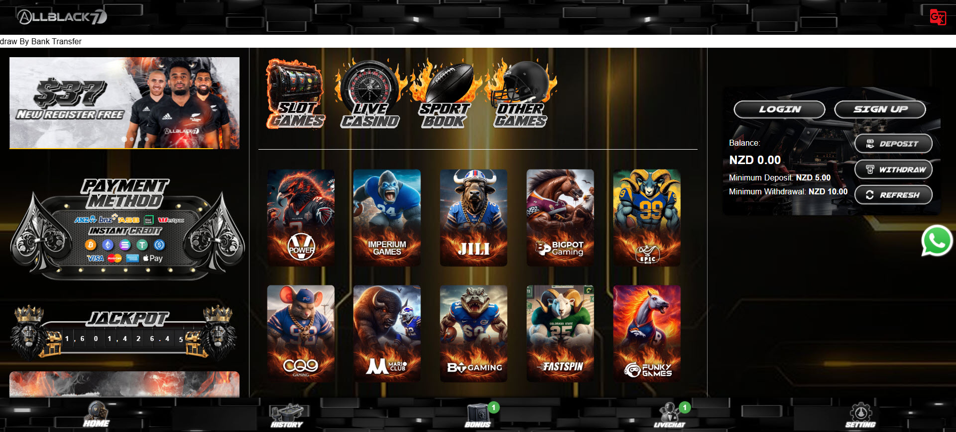 Allblack77 Casino