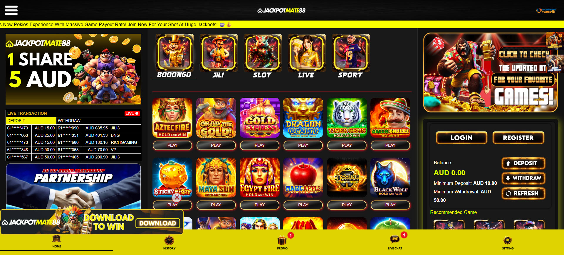 Jackpotmate88 Casino
