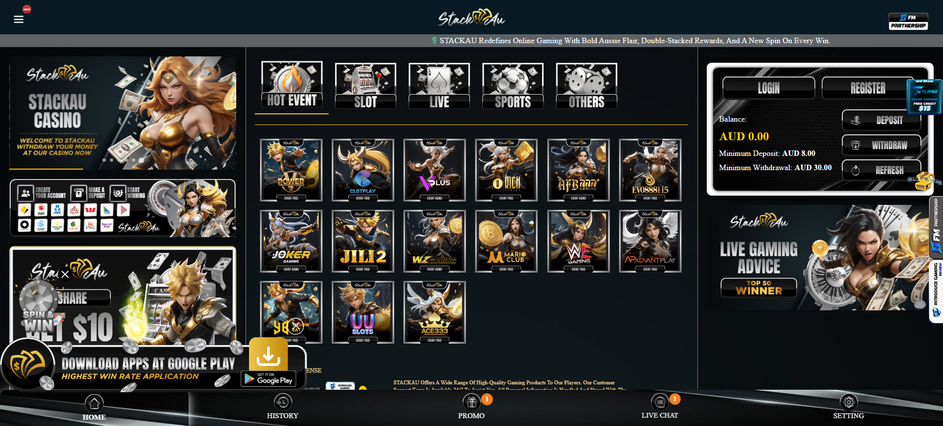 Stackau Casino