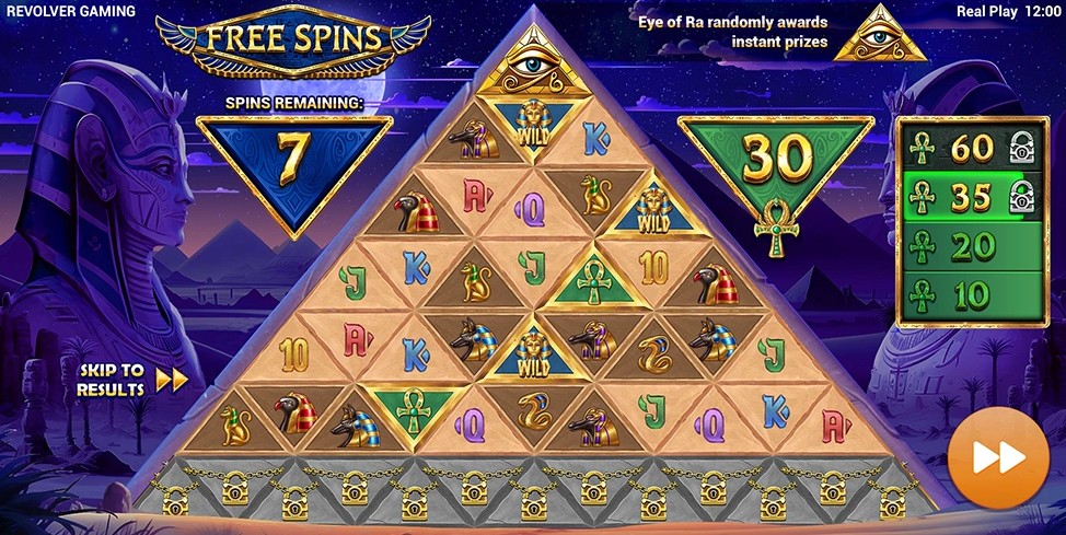 Особенности слота Pyramid of Ra