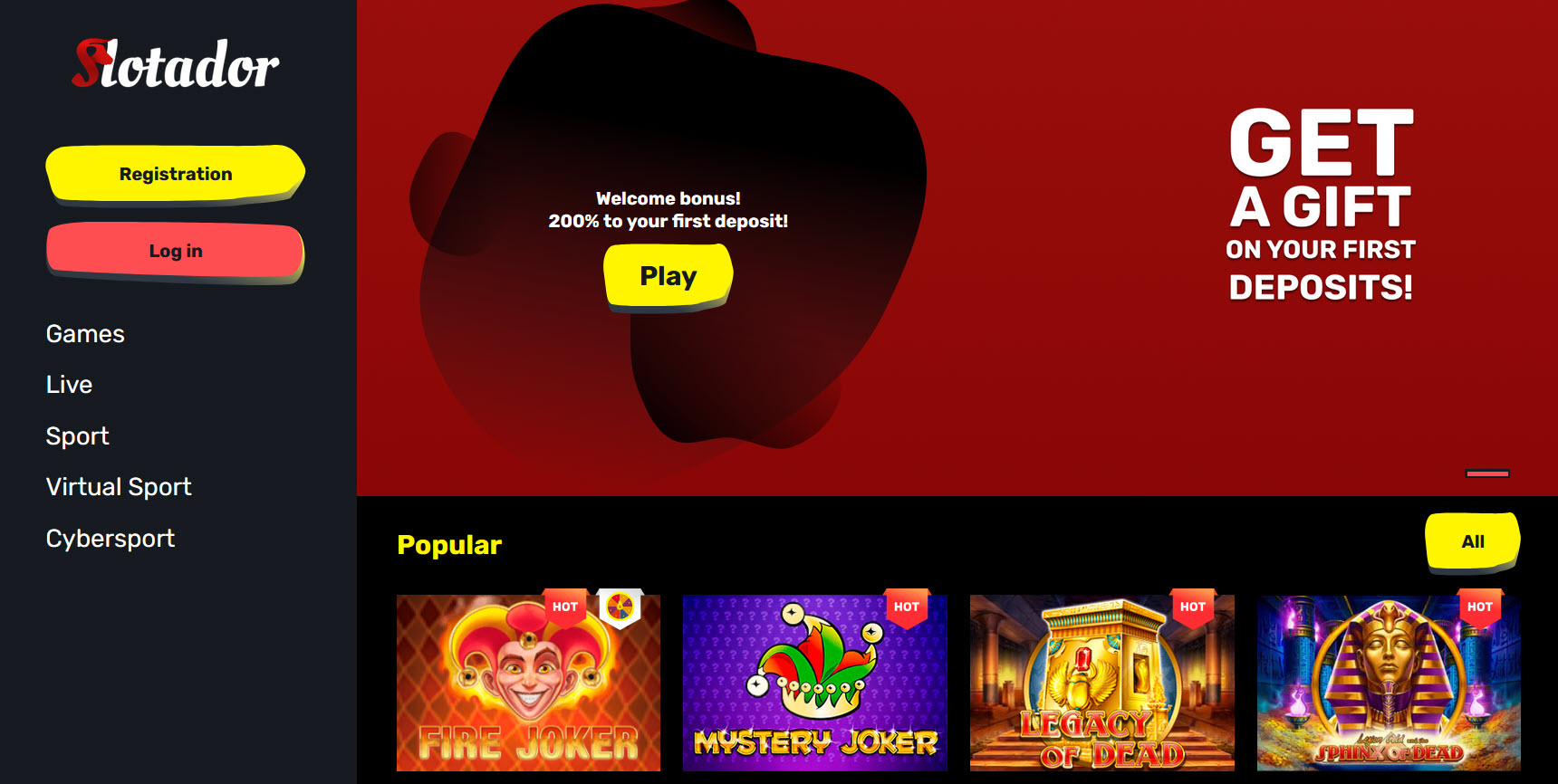 Slotador Casino