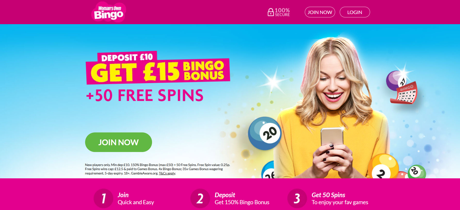 Womans Own Bingo Casino