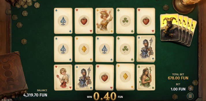 Особенности слота Deck of Scurra