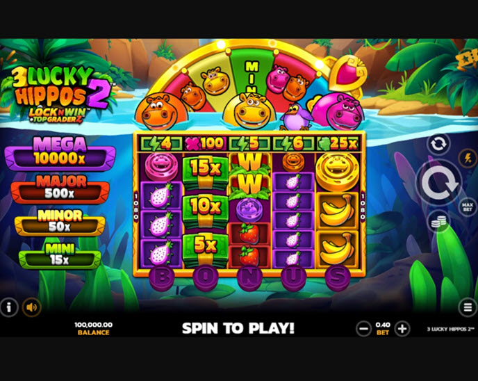3 Lucky Hippos 2