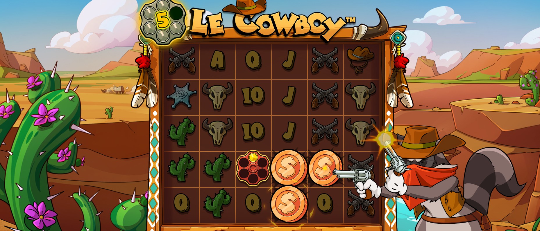 Особенности слота Le Cowboy