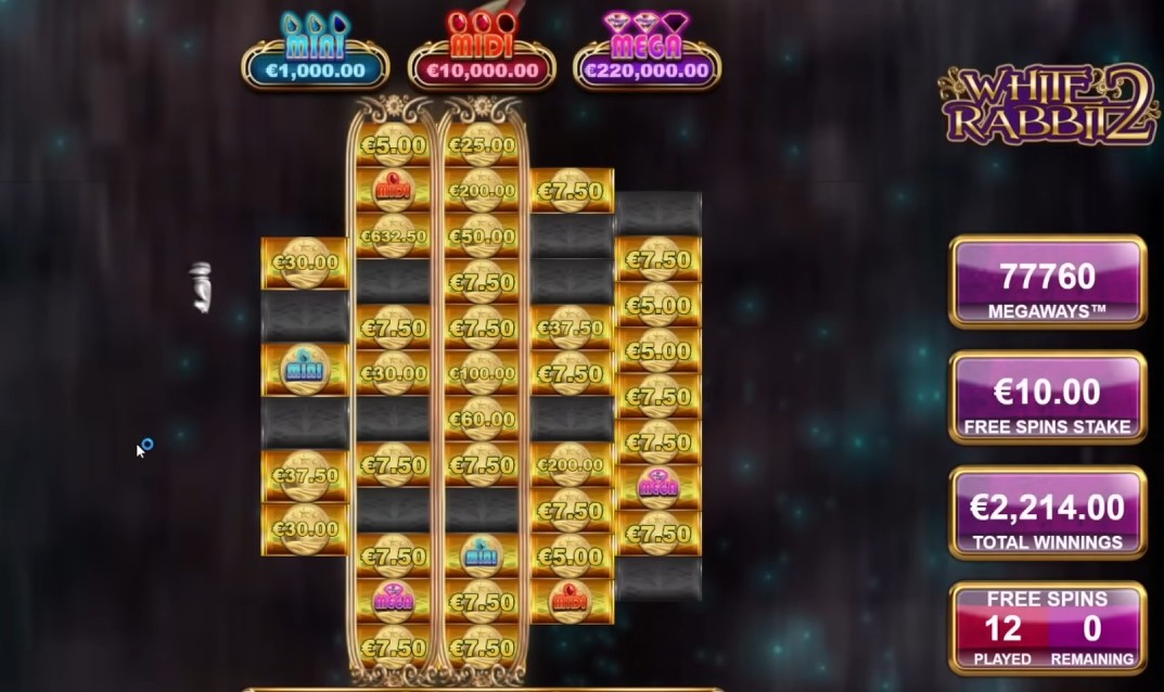 Бонусы White Rabbit 2