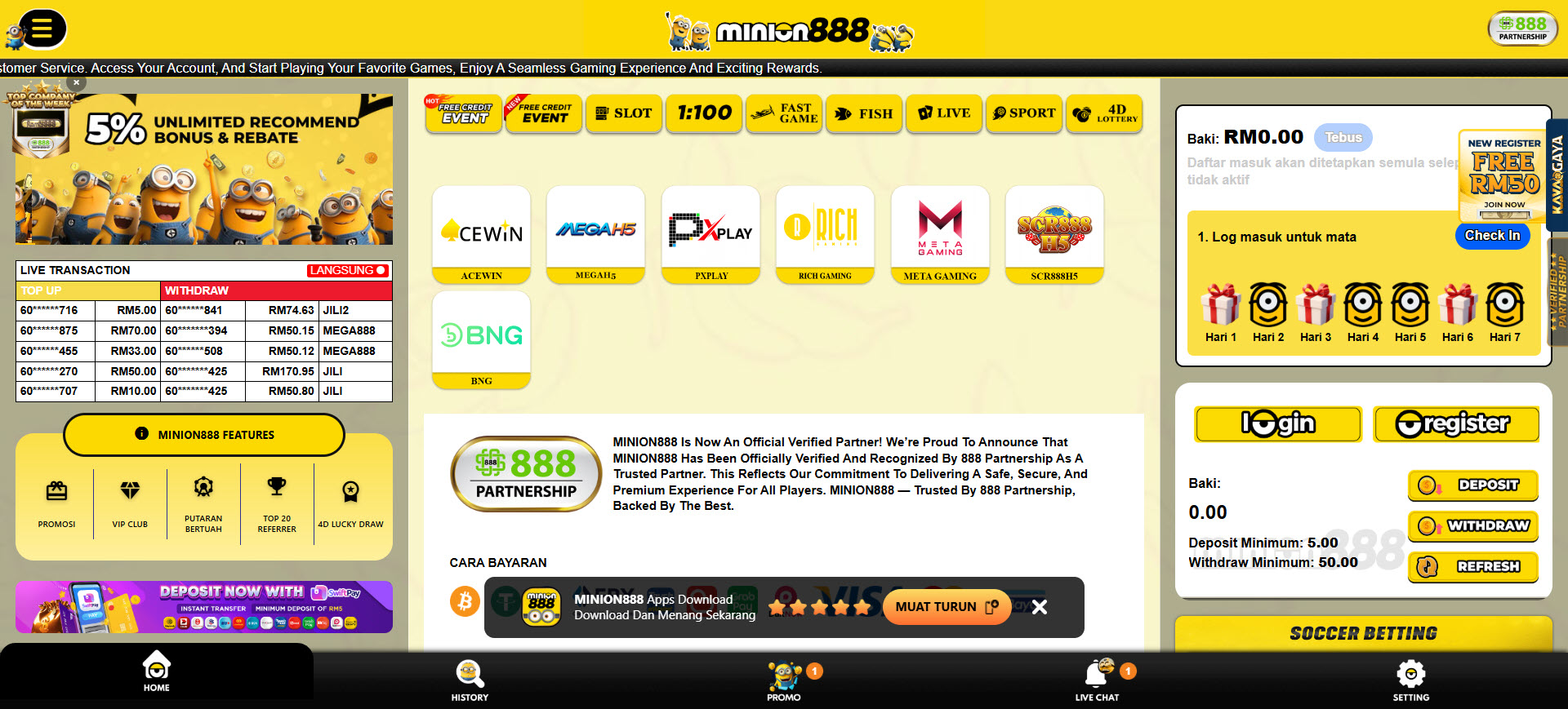 Minion888 Casino
