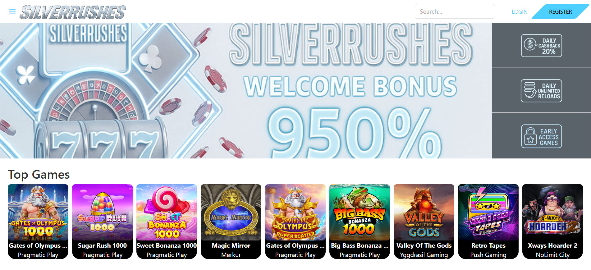 Silver Rushes Casino
