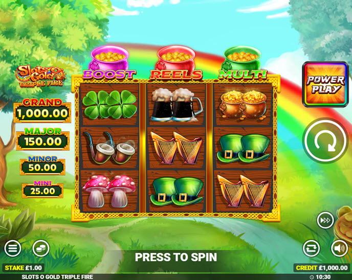 Slots O’ Gold Triple Fire