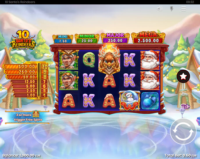 10 Santa’s Reindeers