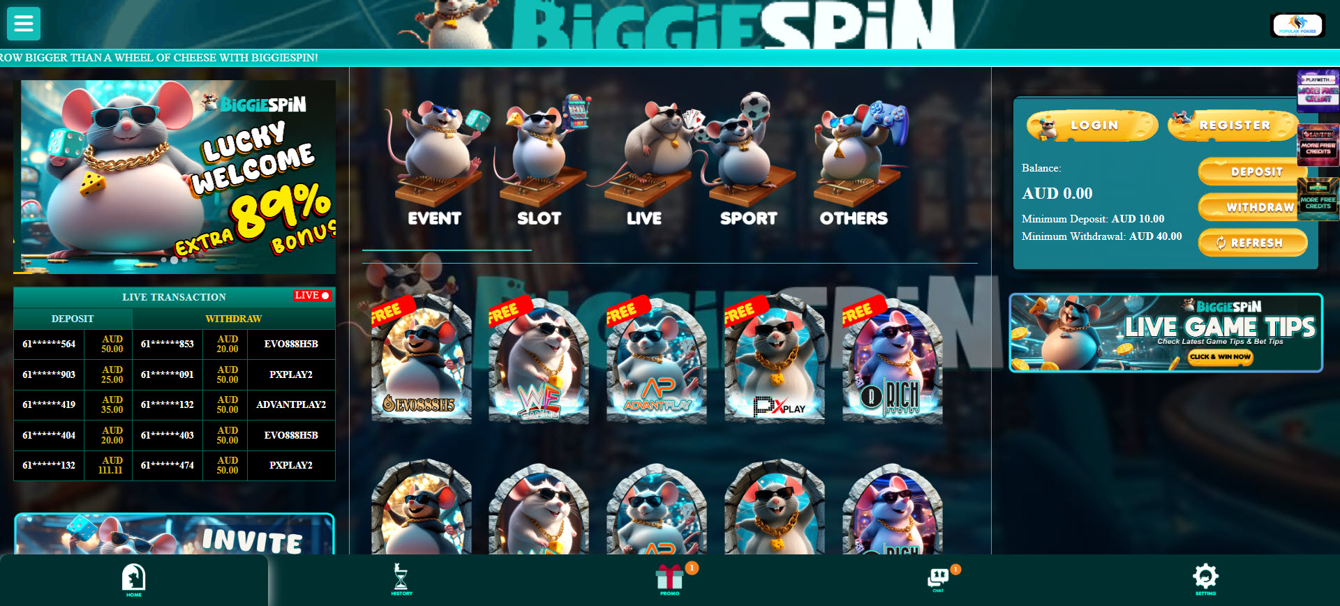 BiggieSpin Casino