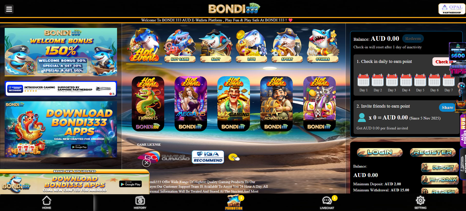 Bondi333 Casino