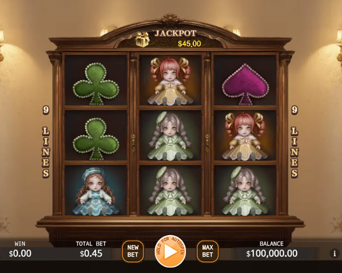 Classical Dollhouse Lock 2 Spin