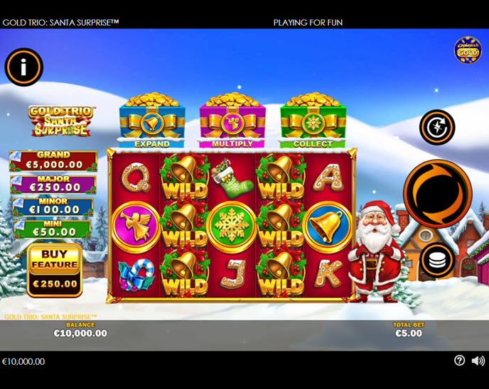 Gold Trio: Santa Surprise