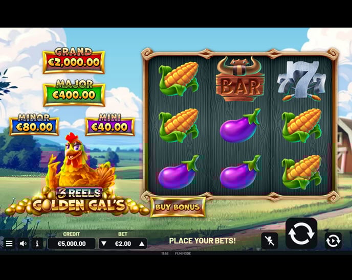 Golden Gal's 3 Reels