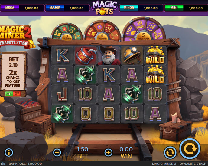 Magic Miner 2 - Dynamite Stash