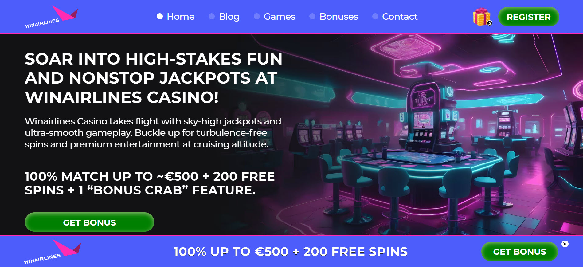 WinairLines Casino