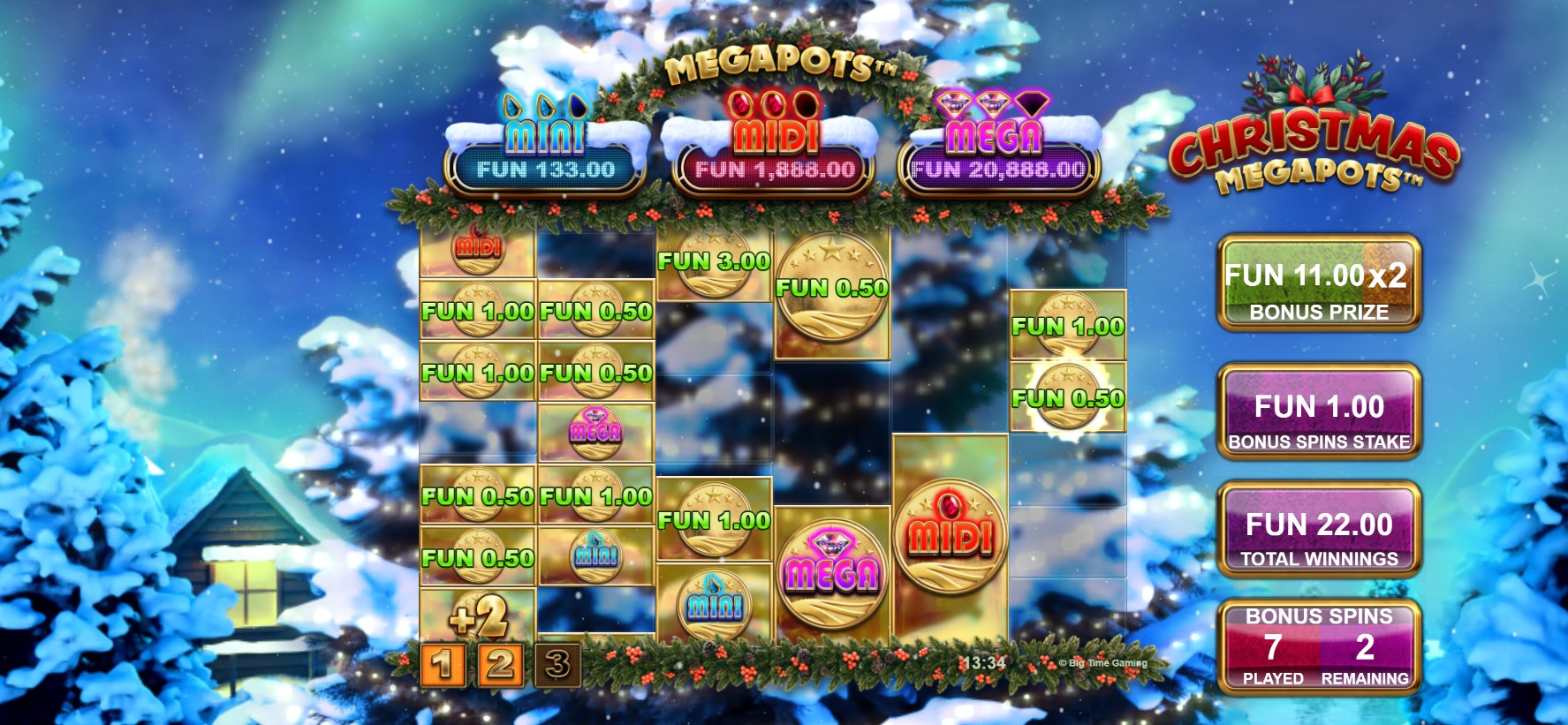 Бонусные игры Christmas Megapots