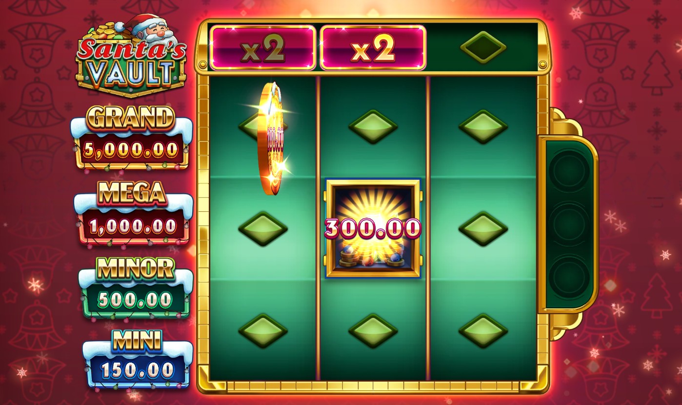 Особенности слота Santas Vault