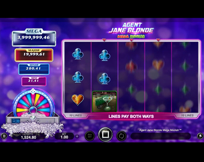 Agent Jane Blonde Mega Moolah