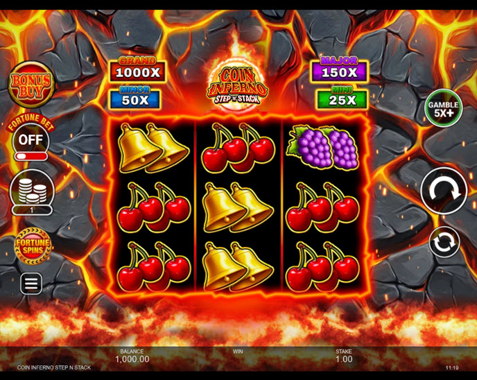 Coin Inferno Step 'N' Stack