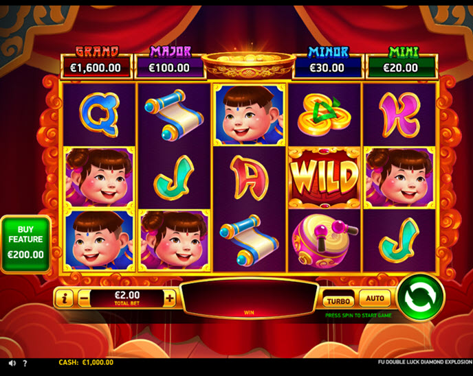 Fu Double Luck Diamond Explosion